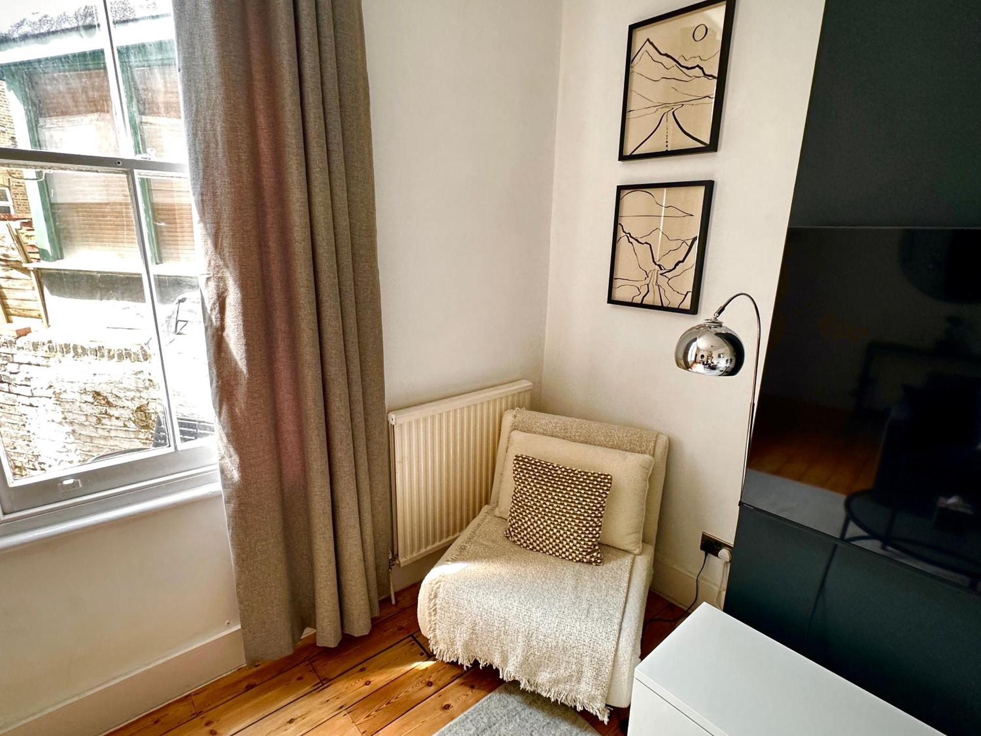 Apartment Fulham Tranquil 2bd King Bed With Parking & Gdn *